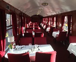 Pines Express first class lunchtime dining train 