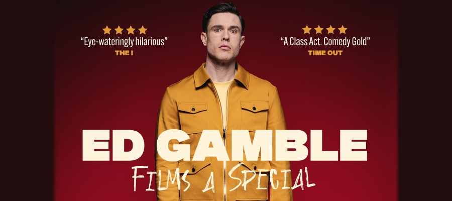 Lowry | Tickets for Ed Gamble: Films A Special at Quays Theatre, Lowry,  Salford | Buy With Confidence. Secure tickets in partnership with  QuayTickets.